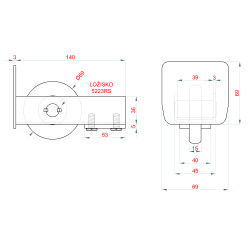 PICCOLO samonos do 300 kg/4,5 m, profil 69 x 69 x 4 mm, Zn intenzívna prevádzka PICCOLO samonos do 300 kg/4,5 m, profil 69 x 69 x 4 mm, Zn intenzívna prevádzka
